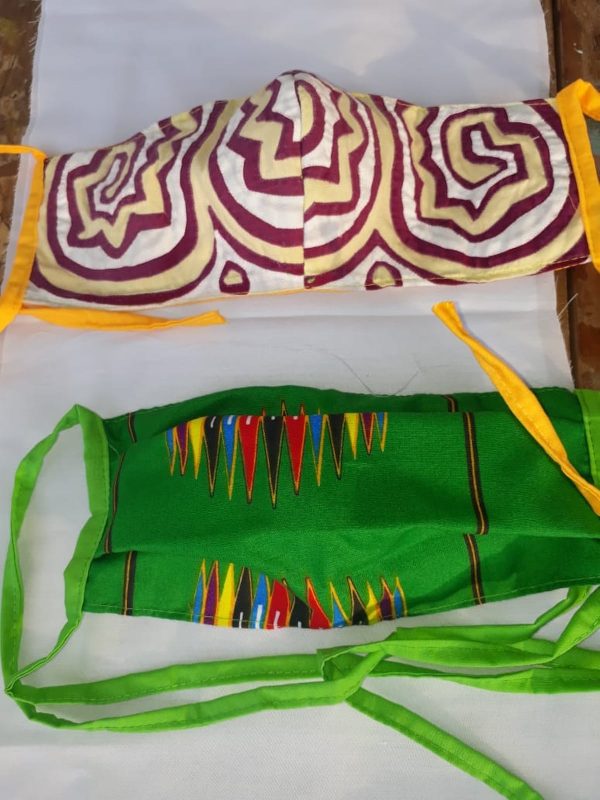 Covid ‘fashion’. Artesanos panameños confeccionan barbijos ecológicos. Chequea el catálogo