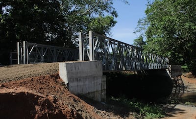 Nuevo puente sobre el río Grande en Soná está casi listo y promete mejorar el paso en temporada de lluvias