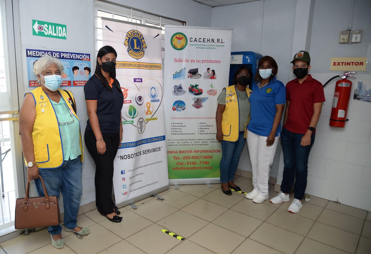 Miembros del Club de Leones Panamá Enfermeras realiza contribución en el centro de salud de Torrijos Carter