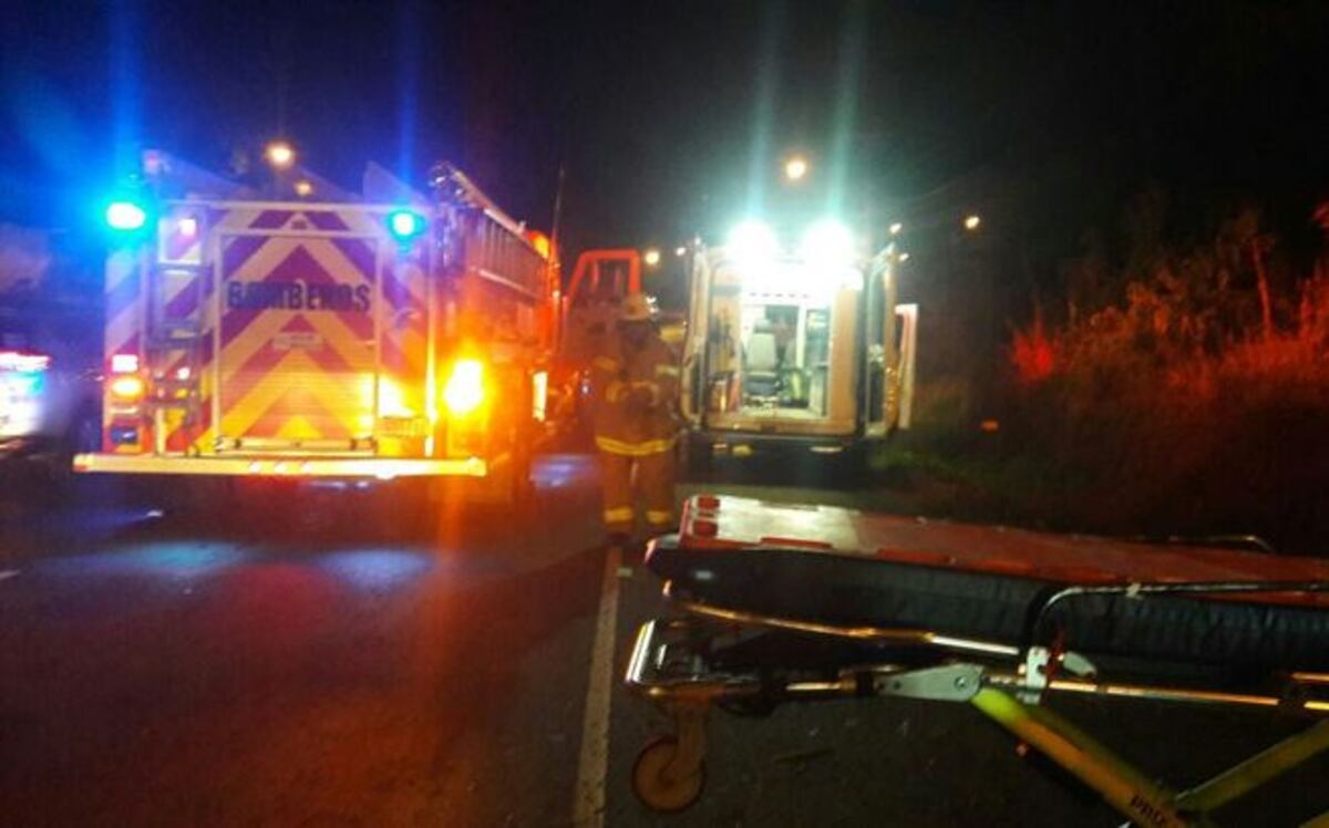 PELIGROSO.Accidente en vía Volcán deja 14 heridos