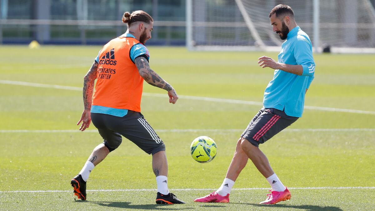 Sergio Ramos se entrena con el grupo y apura su vuelta