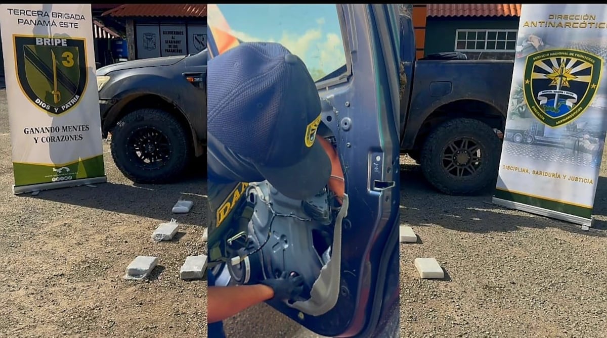 Pick-up sospechoso delata red con doble fondo en Bayano