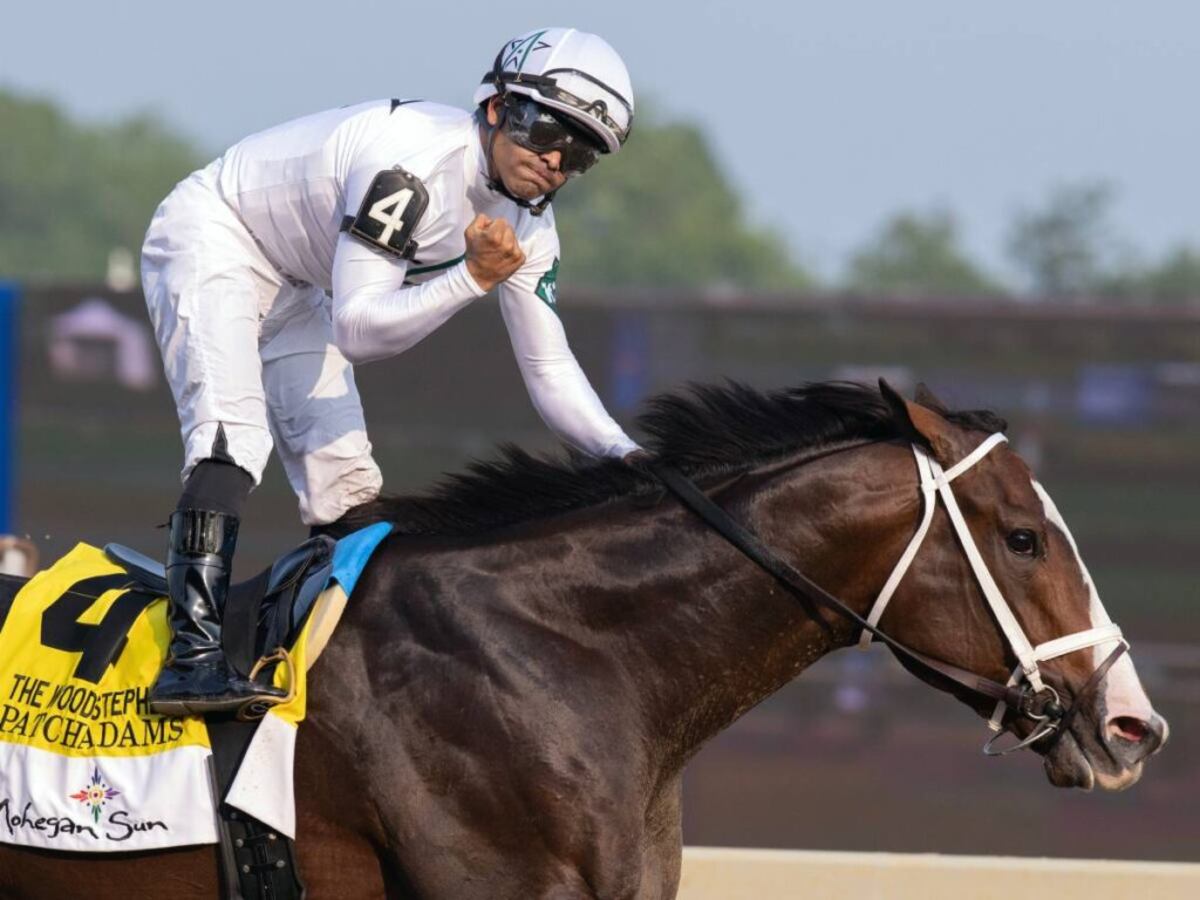 ¡Imparable el darienita! Luis Sáez gana en Saratoga con Patch Adams