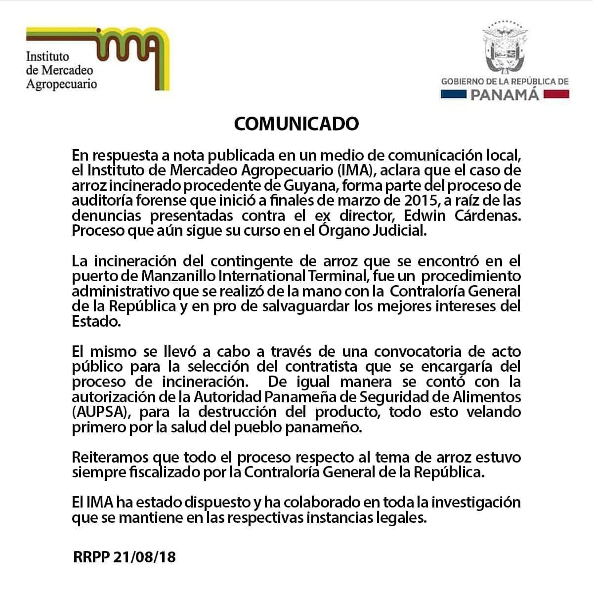 Escándalo. La verdad tras la quema de 37 mil quintales de arroz.Hubo detenciones