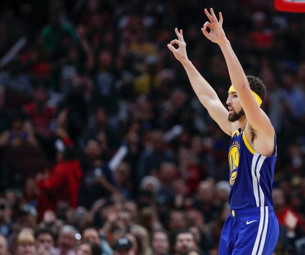 14 triples. Récord histórico hizo un jugador de los Warriors Golden State  