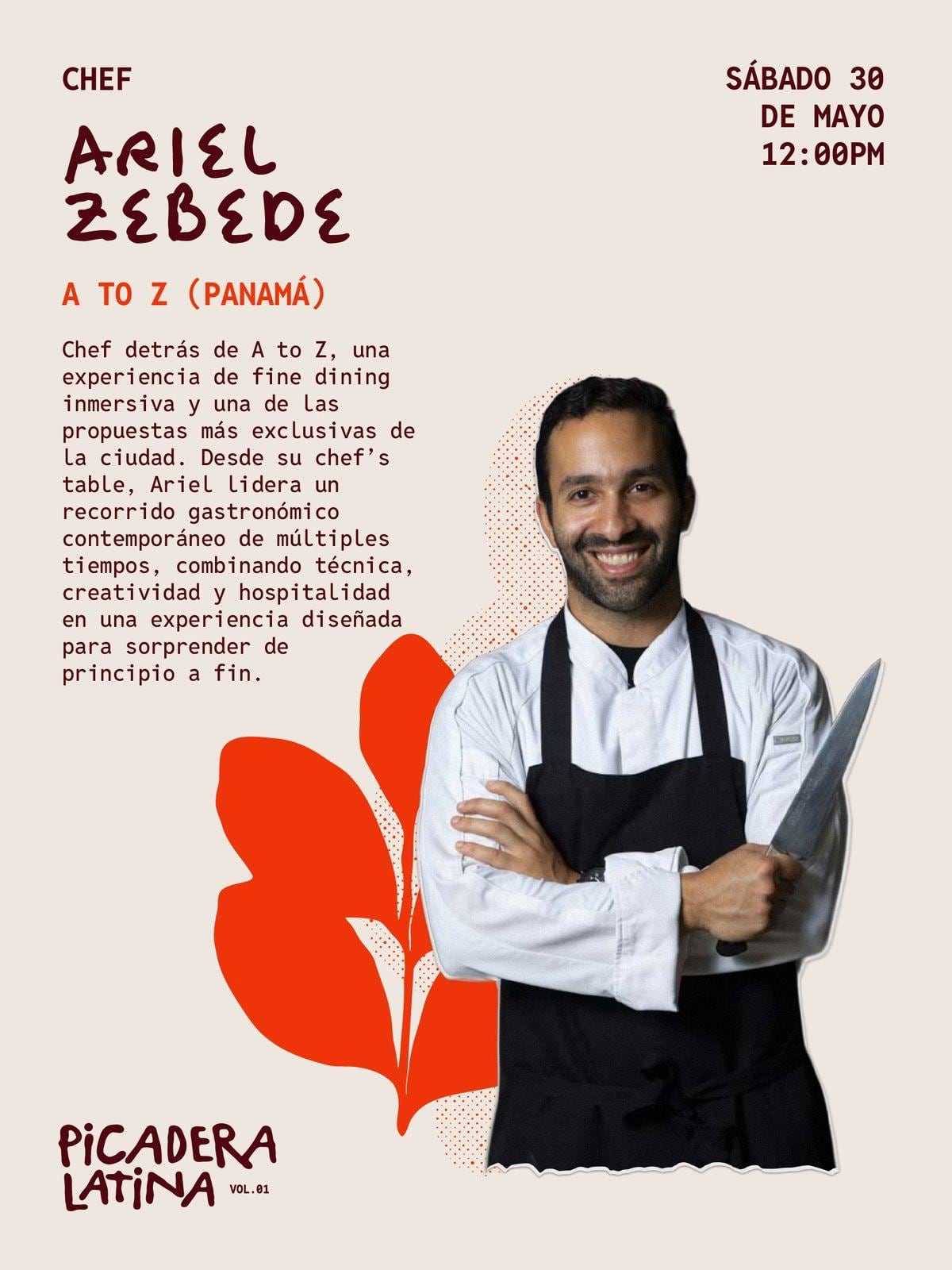 Picadera Latina Vol.1 pone la mesa con chefs de Panamá y la región en La Tapa del Coco