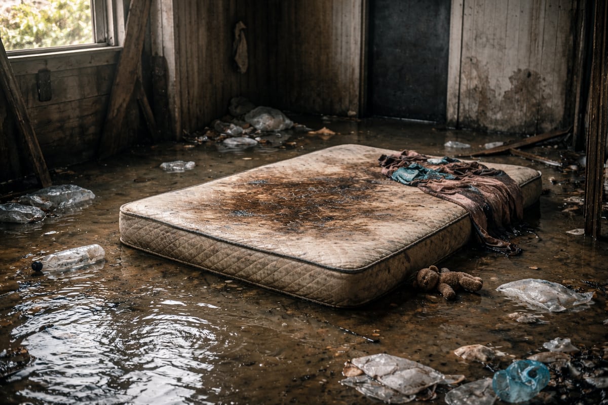 Hallan a niño de 4 años solo en cuarto inundado en agua residuales durante operativo en Río Abajo