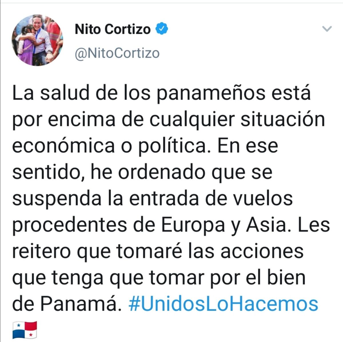 Panamá suspende los vuelos a Asia por el coronavirus