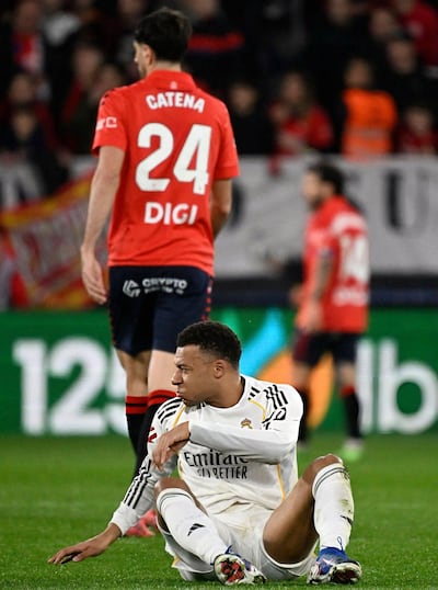 Al parecer, el liderato le puede durar muy poco al Real Madrid tras caer ante el Osasuna 2-1