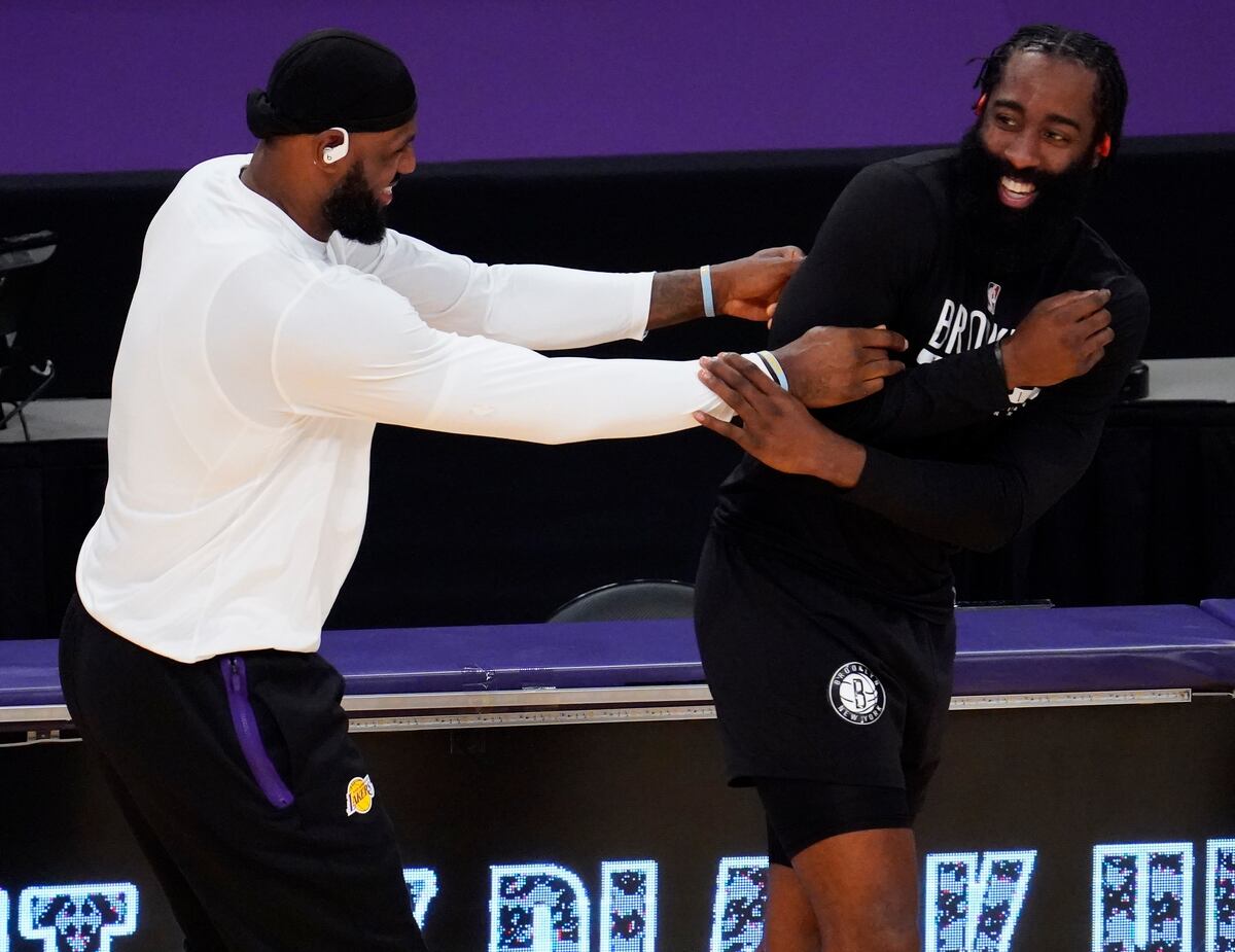 James Harden y los Nets se ríen de LeBron y Los Angeles Lakers