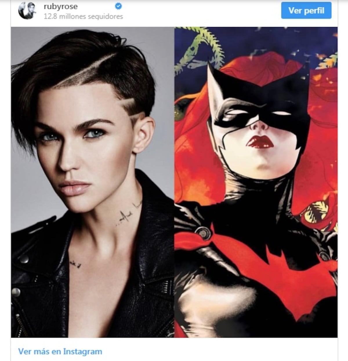 La actriz Ruby Rose cerró su Twitter por las críticas a su personaje Batwoman
