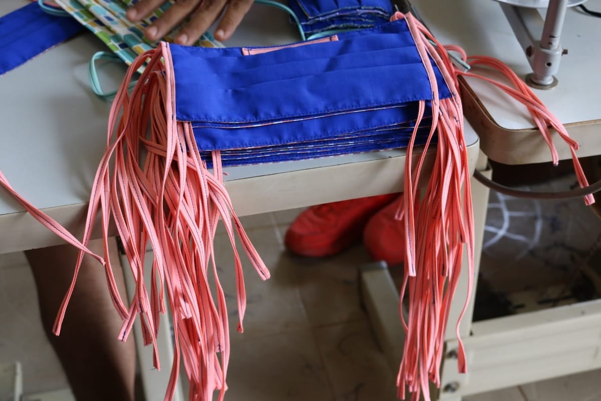 Centros penitenciarios de Chiriquí, La Joya y Llano Marín se unen a la confección de mascarillas