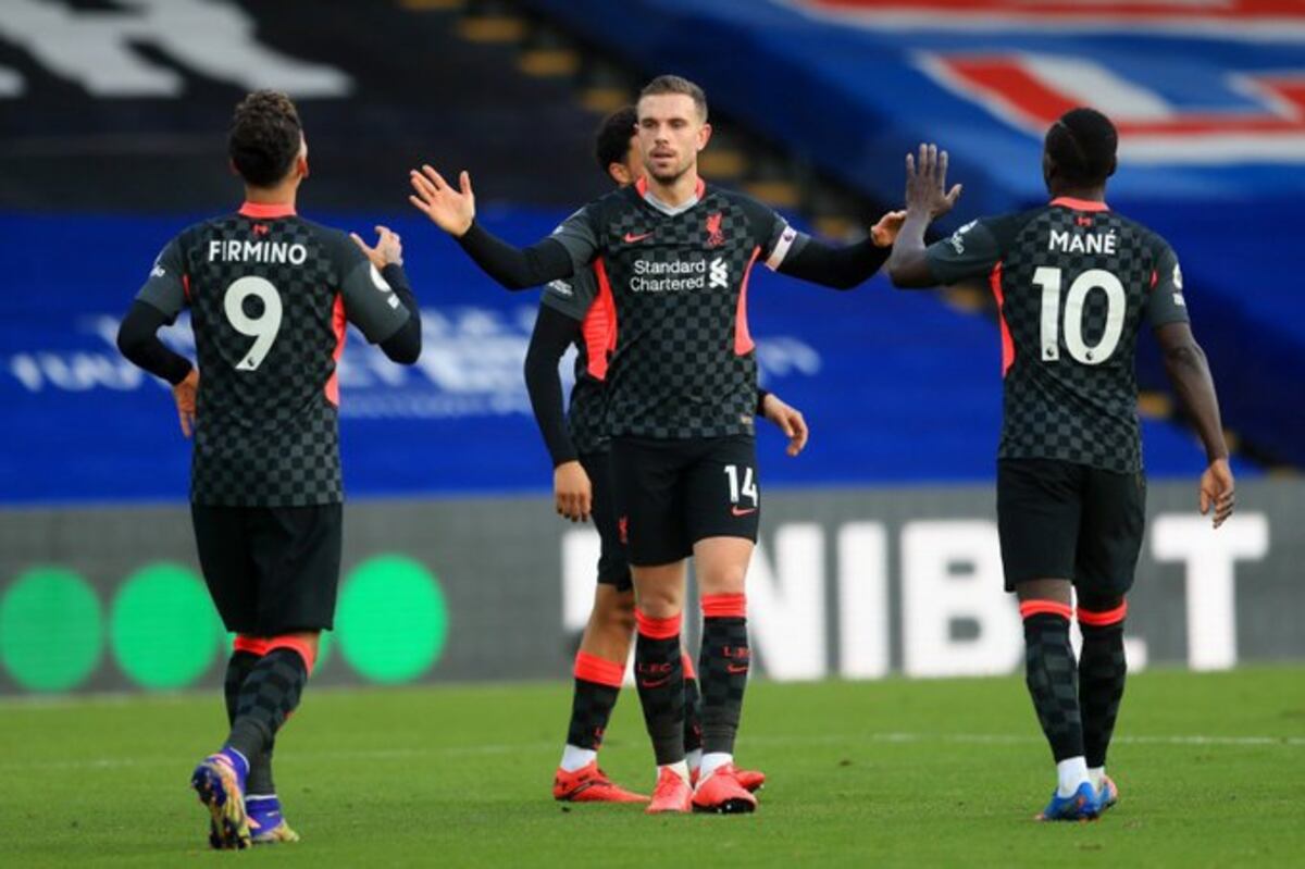 Lluvia de goles. Liverpool hace fiesta y le mete siete al Crystal Palace