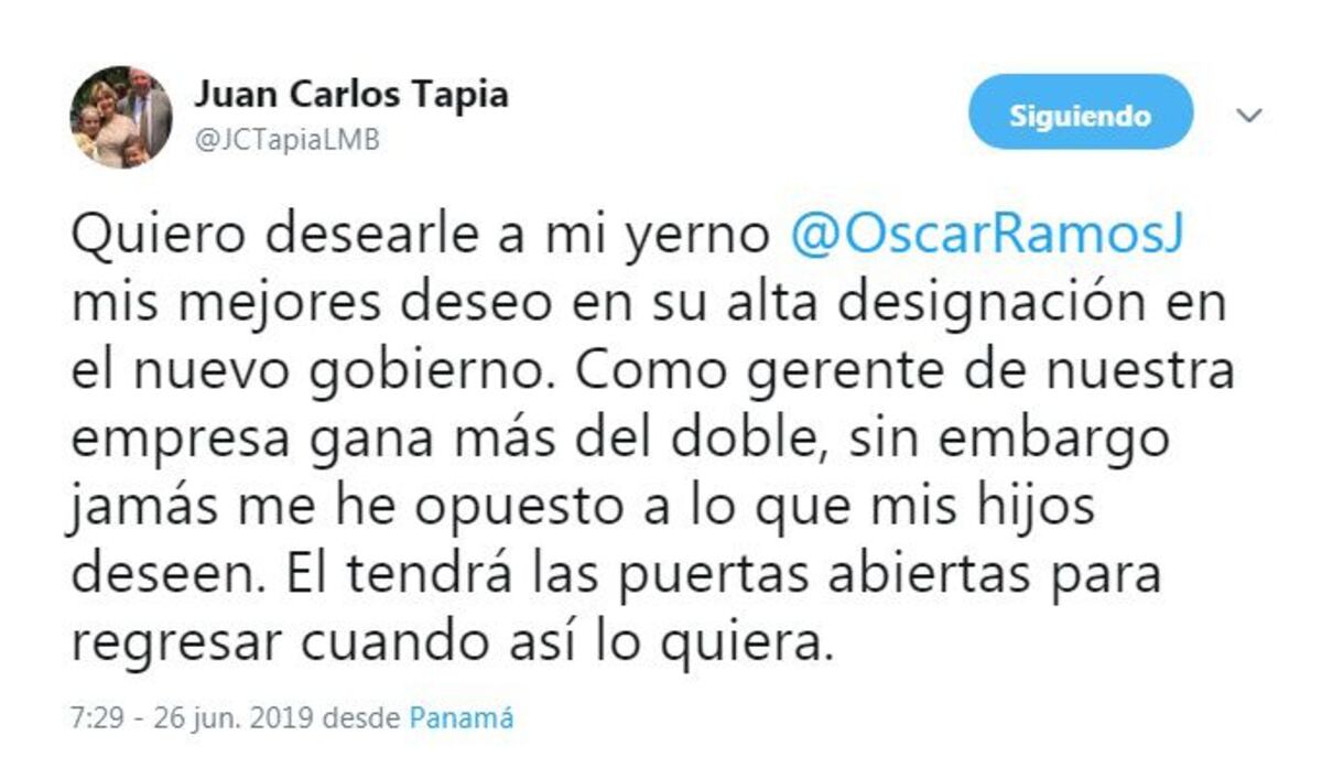 ¿Renunciará Oscar Ramos a la Presidencia?