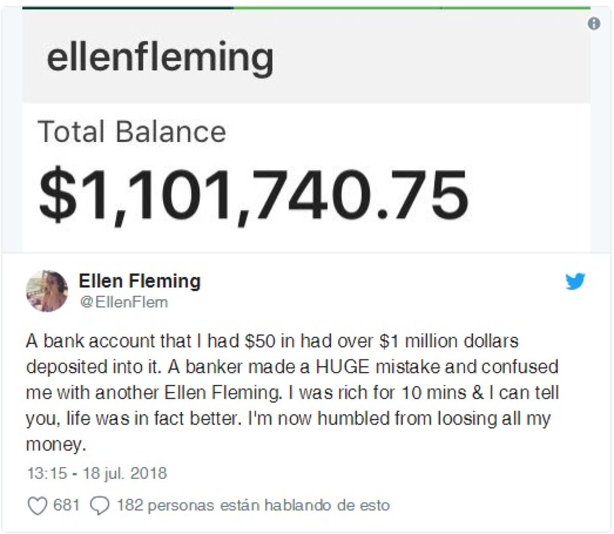 Joven devuelve un millón de dólares que le fue depositado por un error bancario