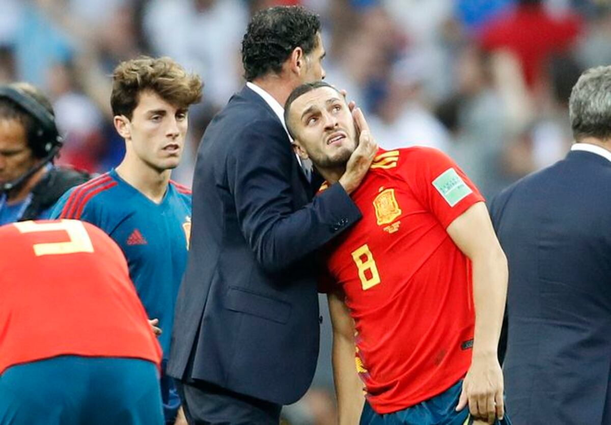 Koke, el español que erró el penal, señala que la salida de Lopetegui los afectó