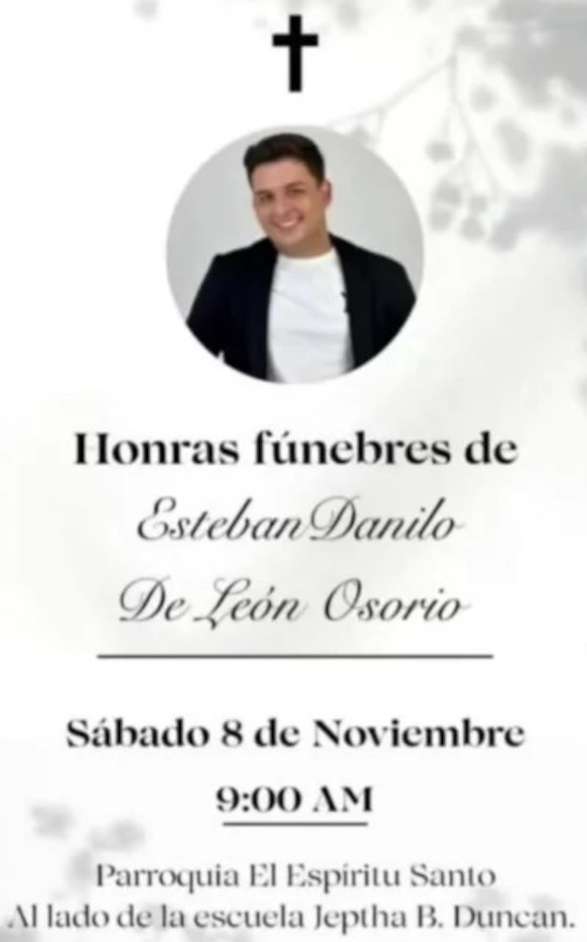 Esteban recibe su último adiós este sábado en la 24 de Diciembre