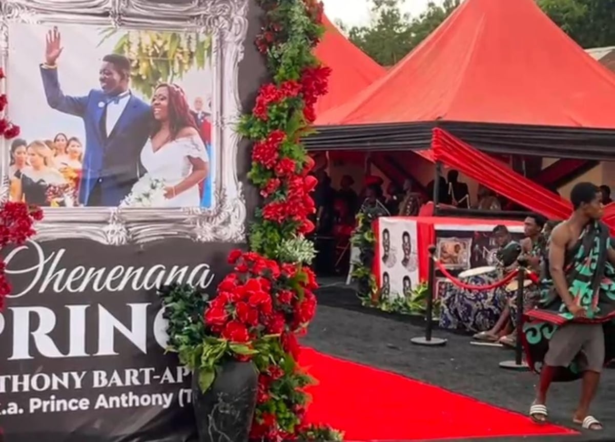 VIDEOS | En medio de la pérdida, Kayra Harding muestra cómo comenzó en Ghana la ‘Semana de Recordación’ de su esposo, el príncipe Anthony Bart-Appiah