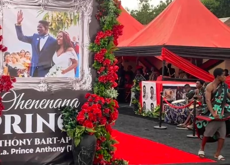 VIDEOS | En medio de la pérdida, Kayra Harding muestra cómo comenzó en Ghana la ‘Semana de Recordación’ de su esposo, el príncipe Anthony Bart-Appiah
