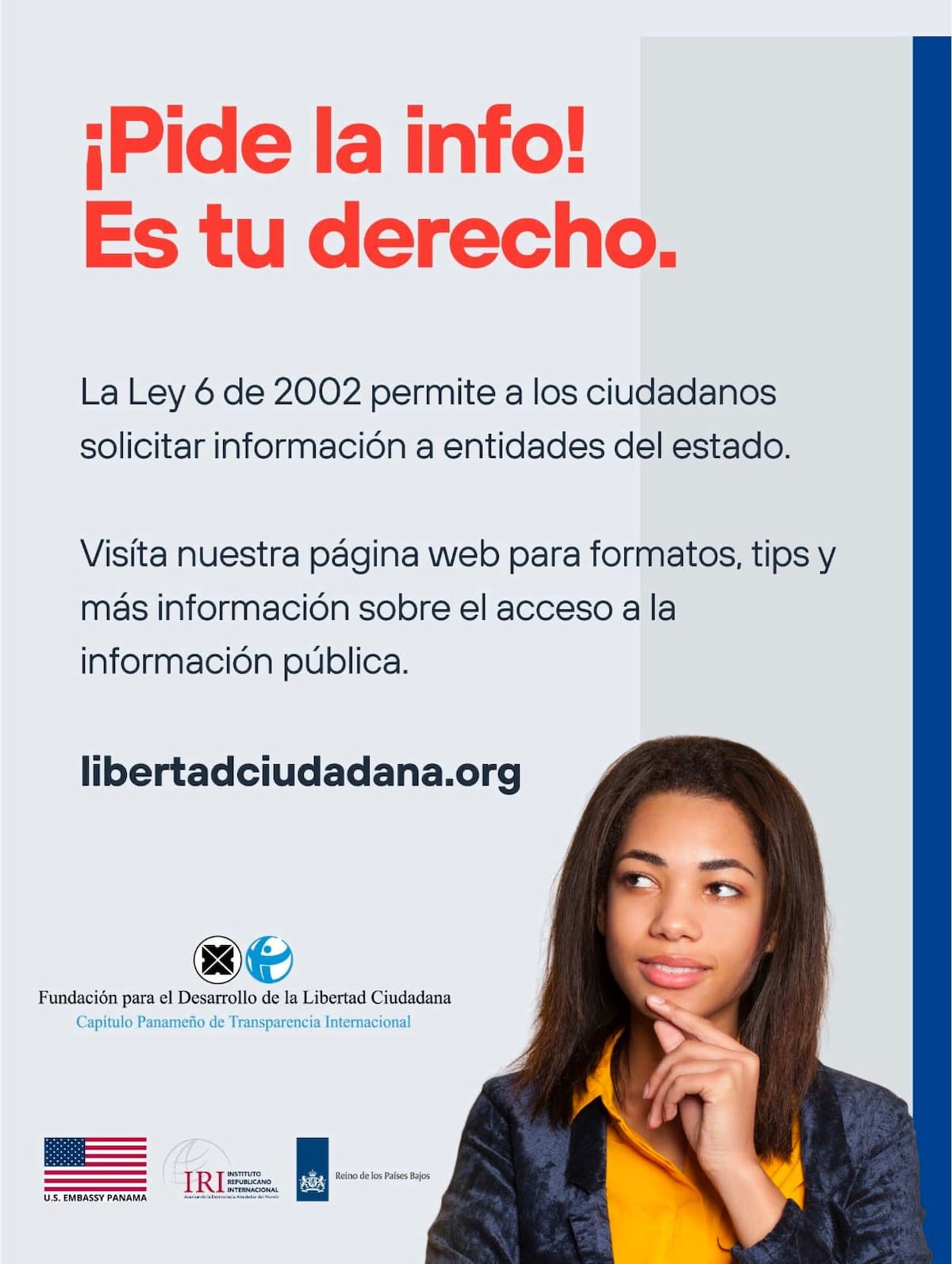 ¡PIDE LA INFO! Es tu derecho: Nueva campaña para educar a los panameños sobre el acceso a la información pública