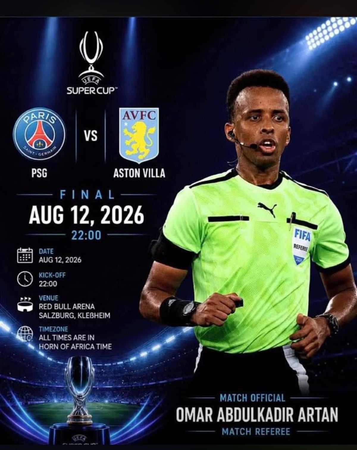 ¿Quién será el rey? PSG y Aston Villa van por la Supercopa