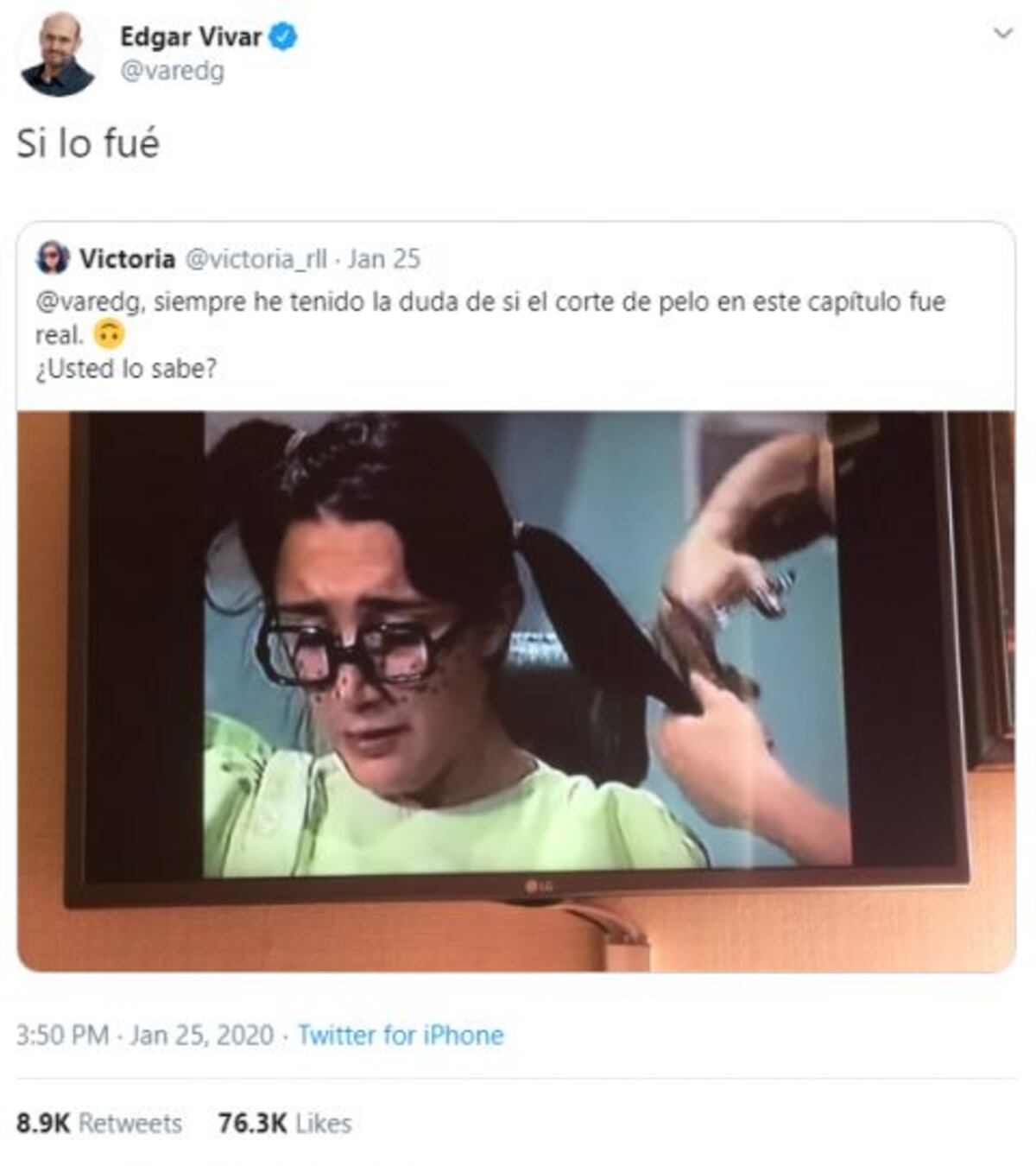 Señor Barriga revela la verdad sobre una de las clásicas escenas del Chavo