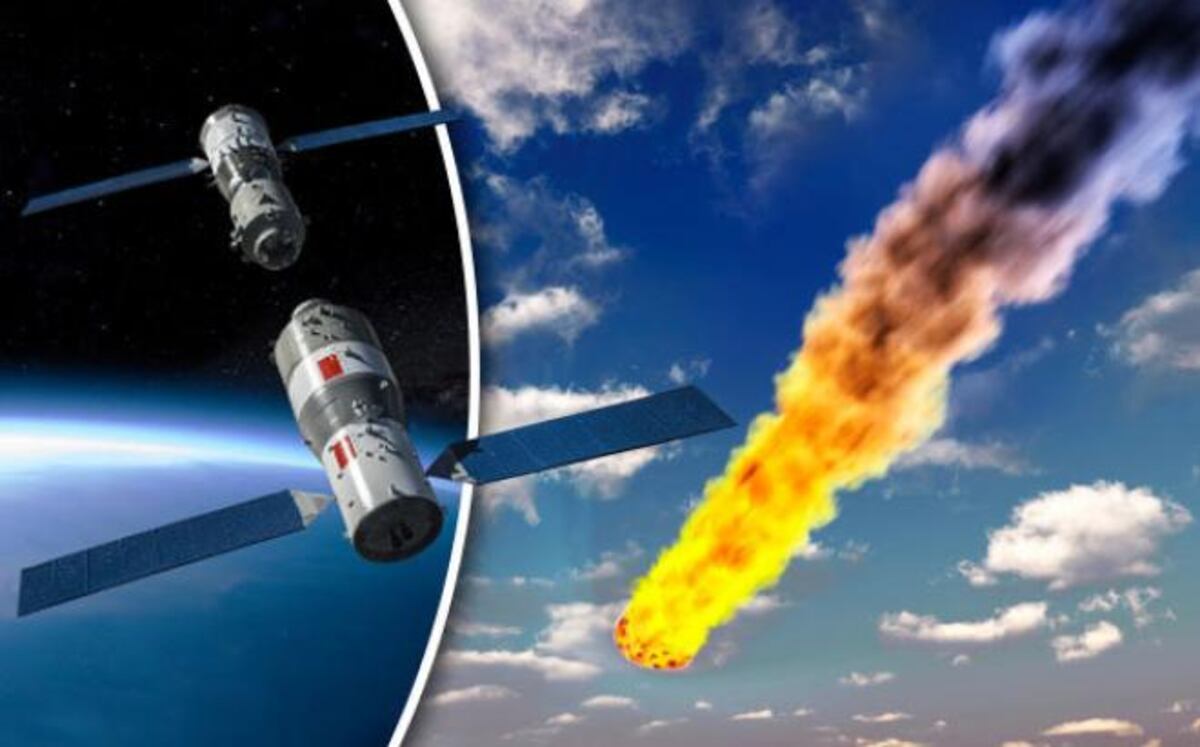 ¡AY, DIOS! Estación espacial china Tiangong-1 cayó, impacta contra la Tierra