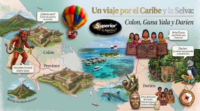 Un viaje por nuestro Panamá: conoce la riqueza natural y cultural de Colón, Guna Yala y Darién