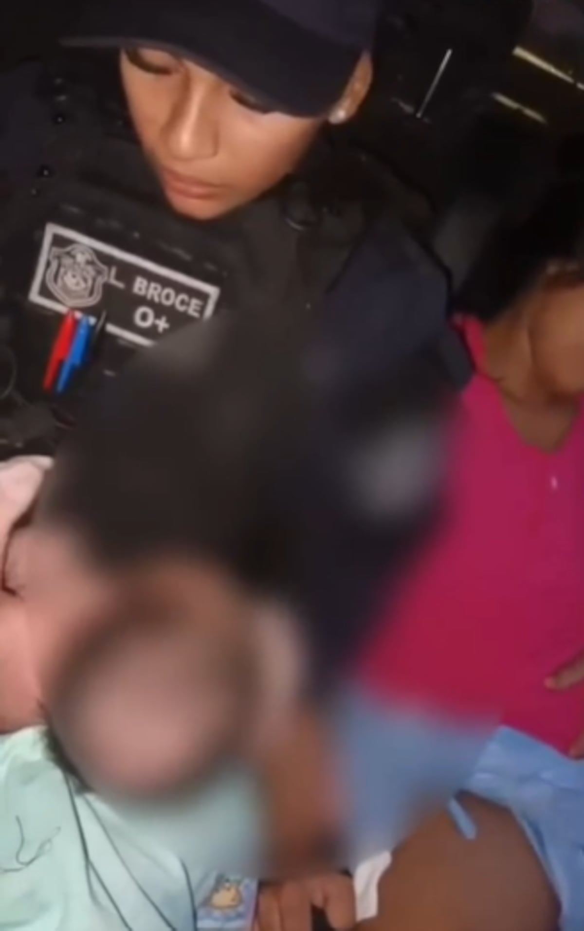 ¡Nació en manos de la Policía! Agentes atienden parto de urgencia en Pacora +Video