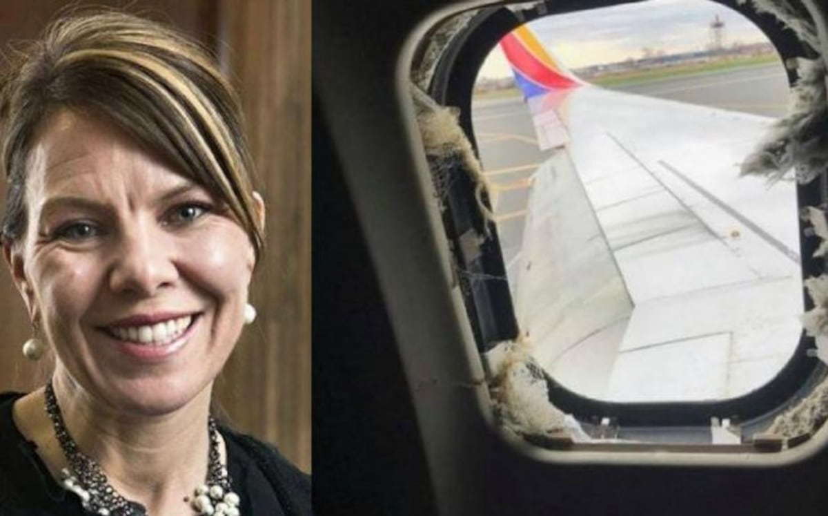 Revelan causa de la muerte de pasajera succionada en vuelo de Southwest