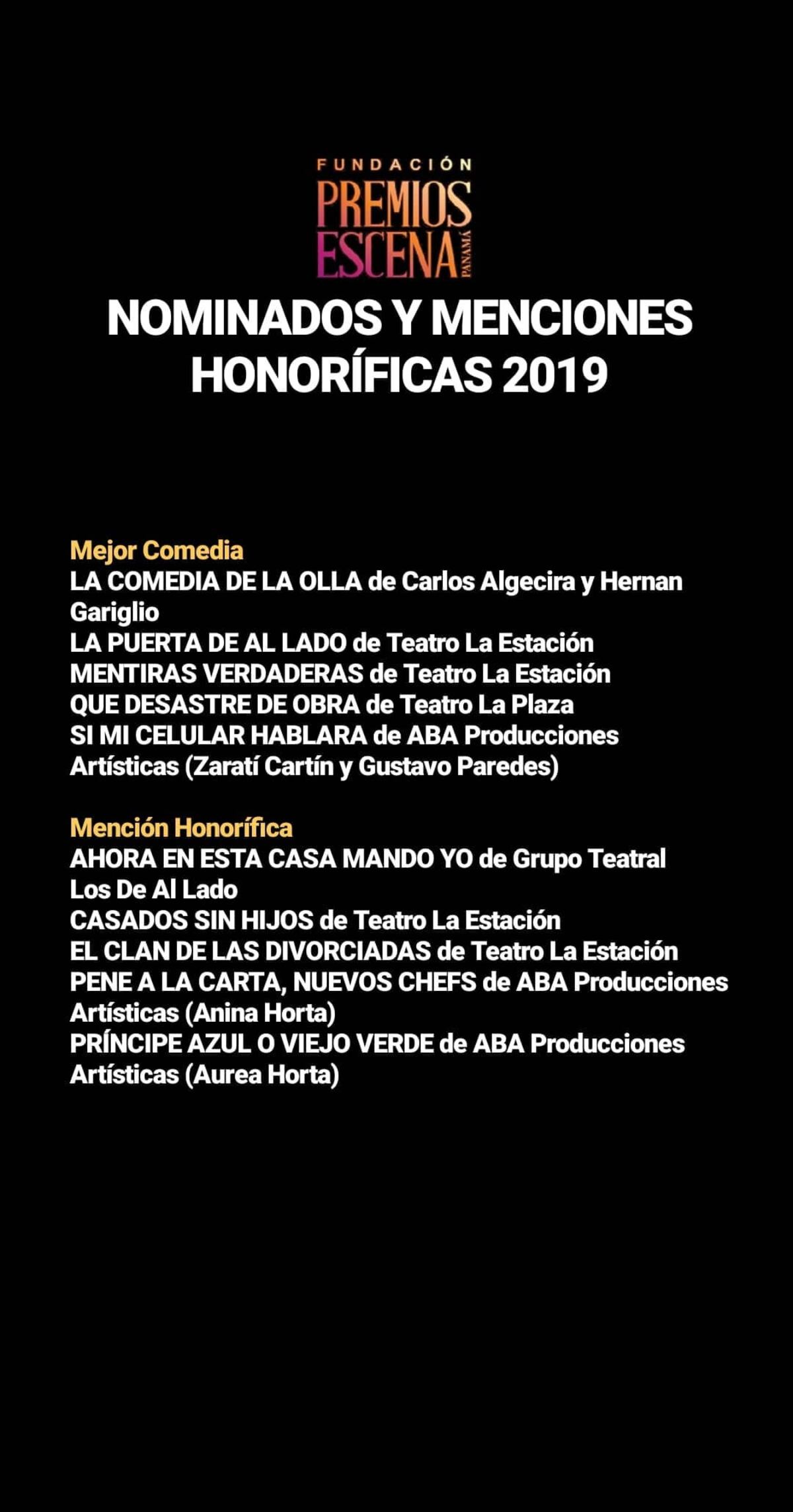 Este domingo premian a lo mejor del teatro en Panamá de manera virtual. Hasta caras de TV compiten. Entre gratis