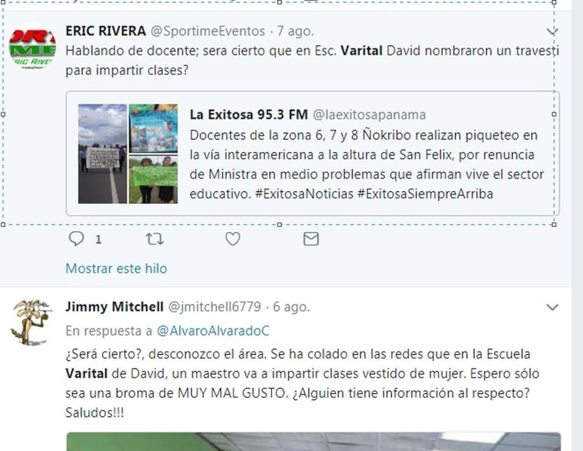 Reaccionan. Iba a enseñar vestido de mujer en escuela primaria en David