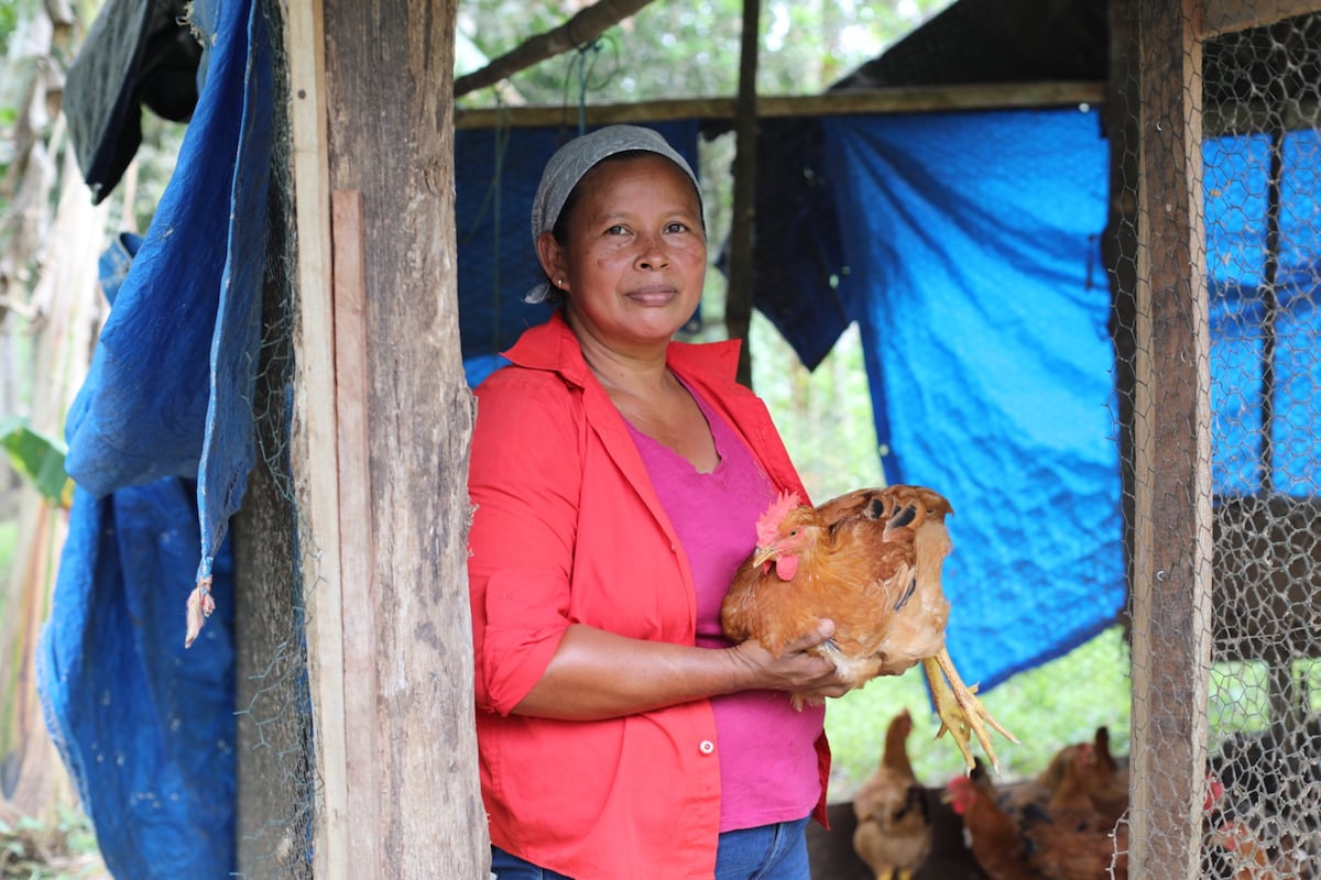 Con machete y botas: así trabaja Aida Rodríguez, una guerrera del campo en Panamá