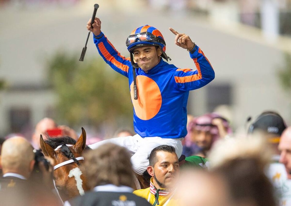 Luis Sáez, el jinete darienita que galopa entre los grandes de EE.UU.