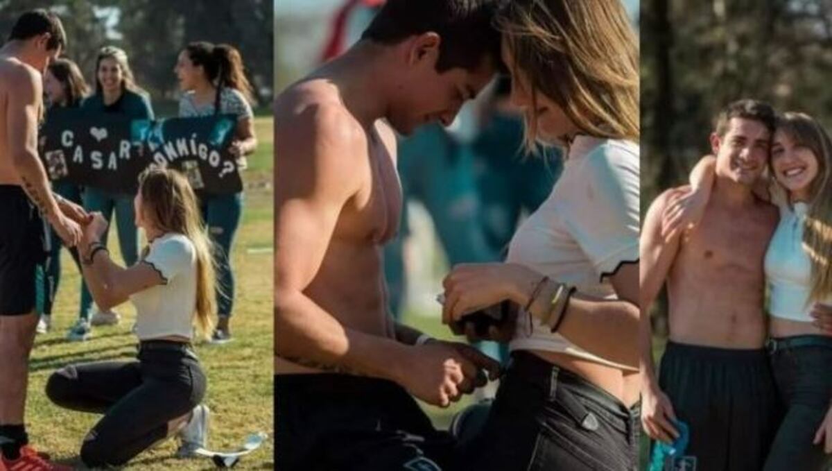 Sorprendió a su novio: La propuesta de matrimonio de se hizo viral en Argentina (Video)