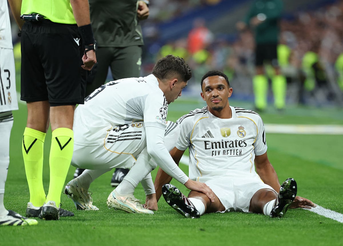 Trent Alexander-Arnold sufre lesión en su debut europeo con el Real Madrid