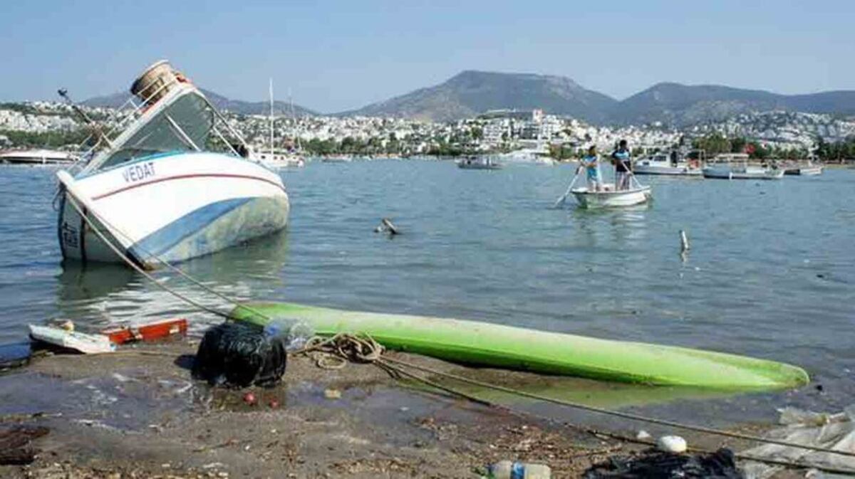 Tsunami inunda ciudad costera turca tras terremoto. Videos