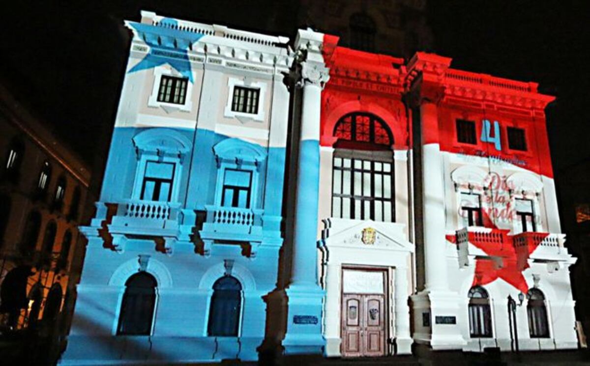 ¡WAO! El Palacio Municipal se iluminará hoy con imágenes alusivas a la patria