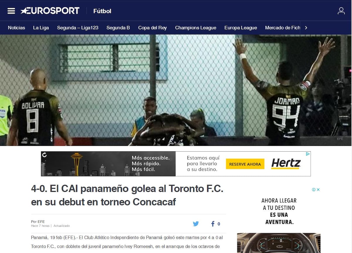 Prensa internacional reacciona a histórica goleada del CAI La Chorrera