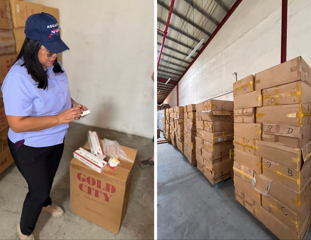 Incautan en la Zona Libre de Colón cargamento millonario de cigarrillos “illicit‑whites”