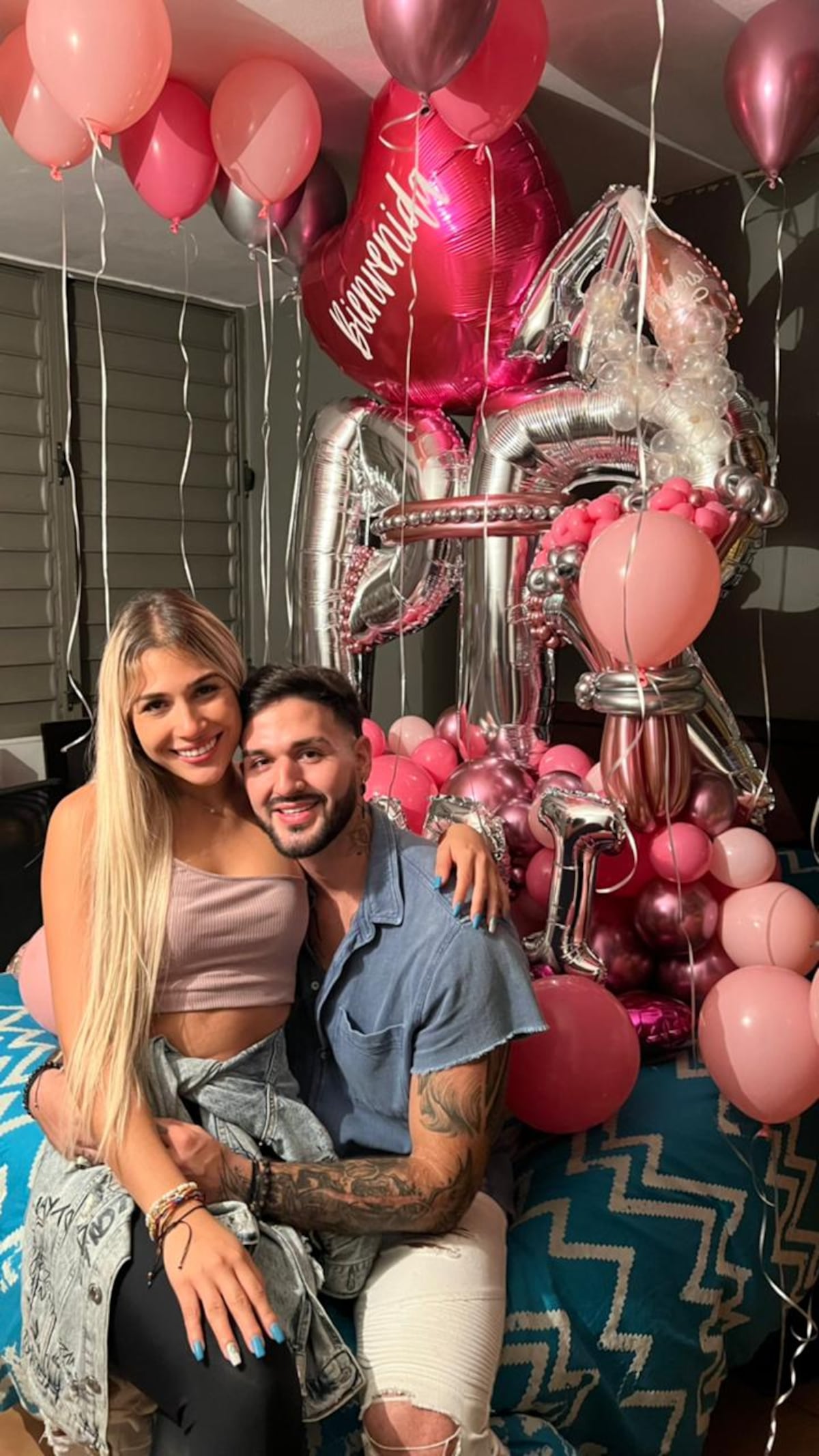 Visitó a su amorcito. Karina conoce a su suegra y familia de Asaf en Puerto Rico +Fotos 