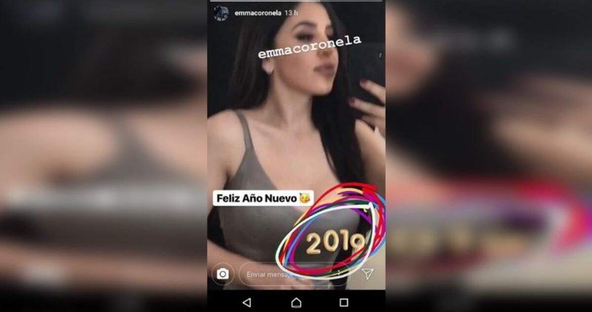 Emma Coronel, esposa de 'El Chapo', y su provocativa selfie de Año Nuevo
