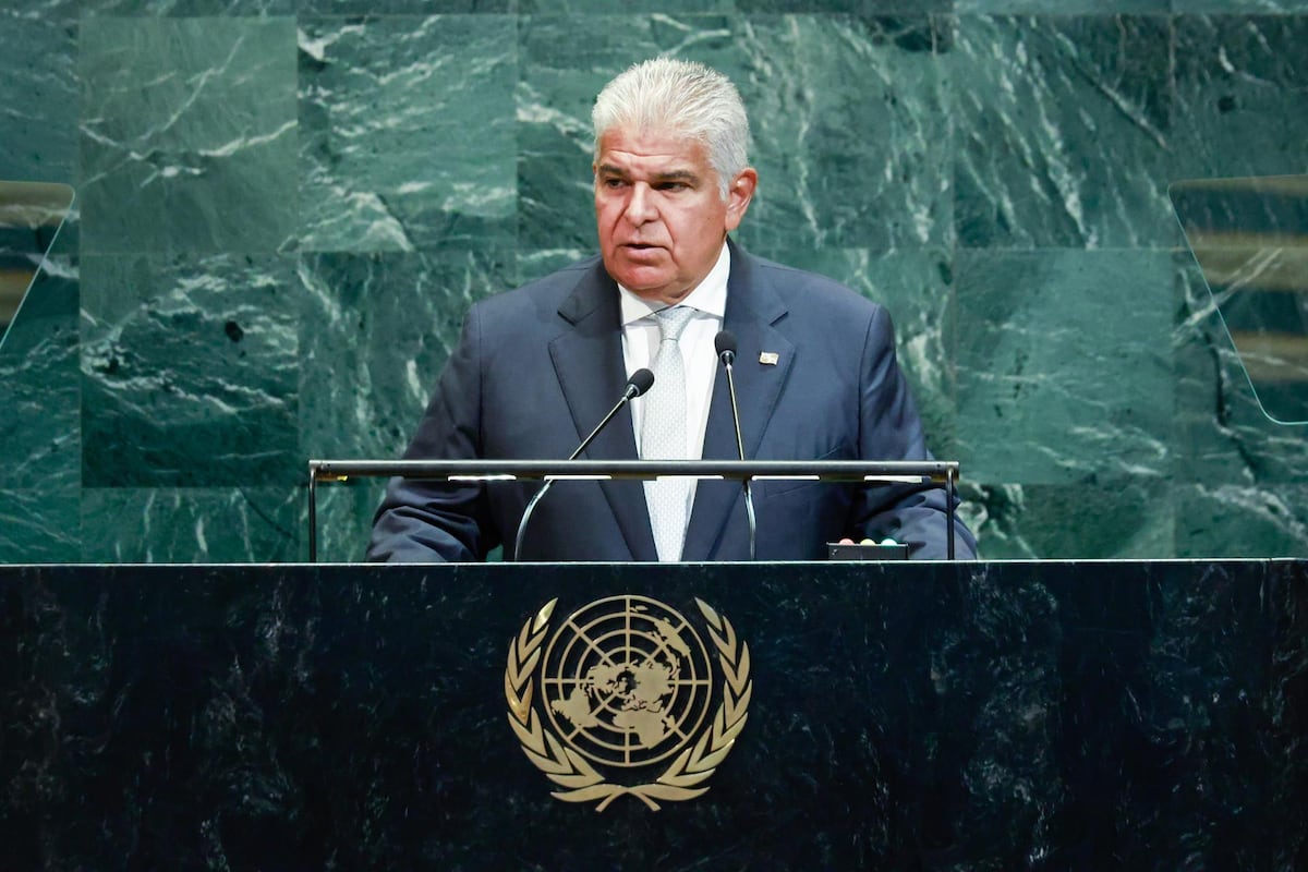 El presidente José Raúl Mulino se dirige al pleno de la Asamblea General de la ONU en Nueva York