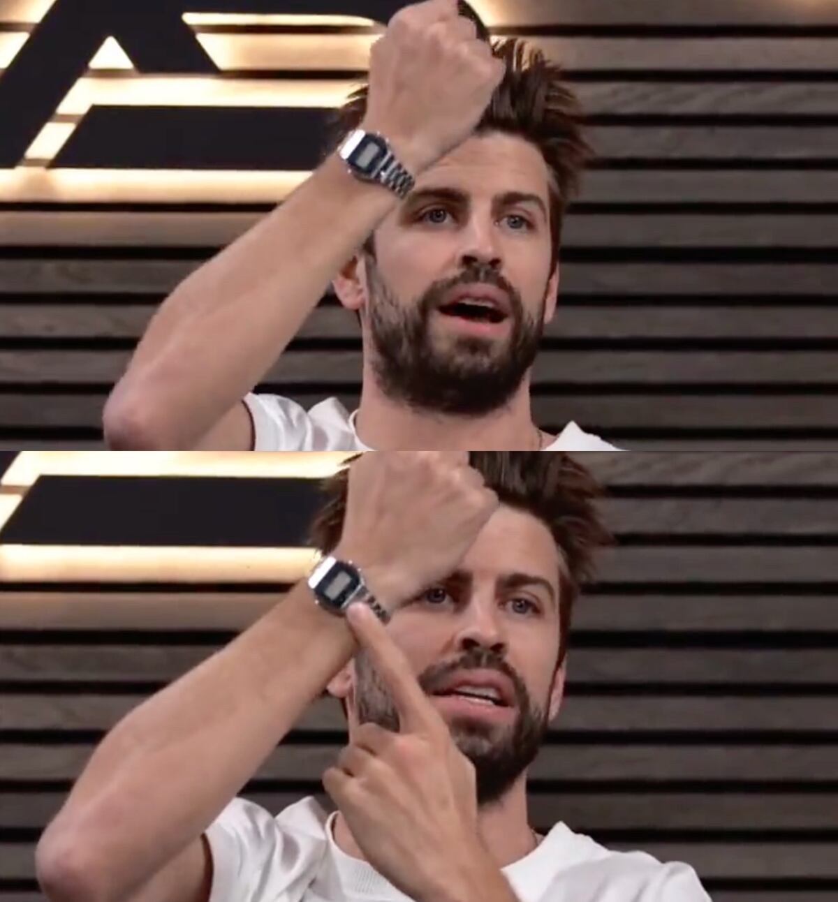 No es broma. Piqué le responde a Shakira. Anuncia que llegó a un acuerdo con Casio y que es un reloj para toda la vida. Video