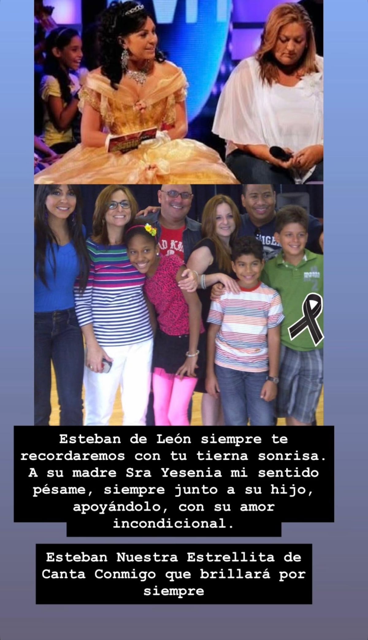 Famosos del patio expresan su dolor por la trágica muerte de Esteban De León