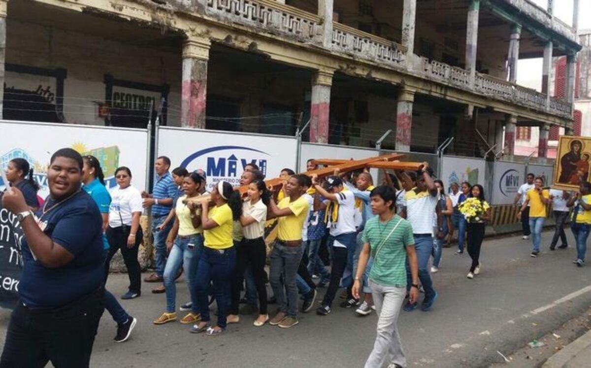 POR LA PAZ EN LA COSTA ATLÁNTICA. Llegan a Colón los símbolos de la JMJ  2019