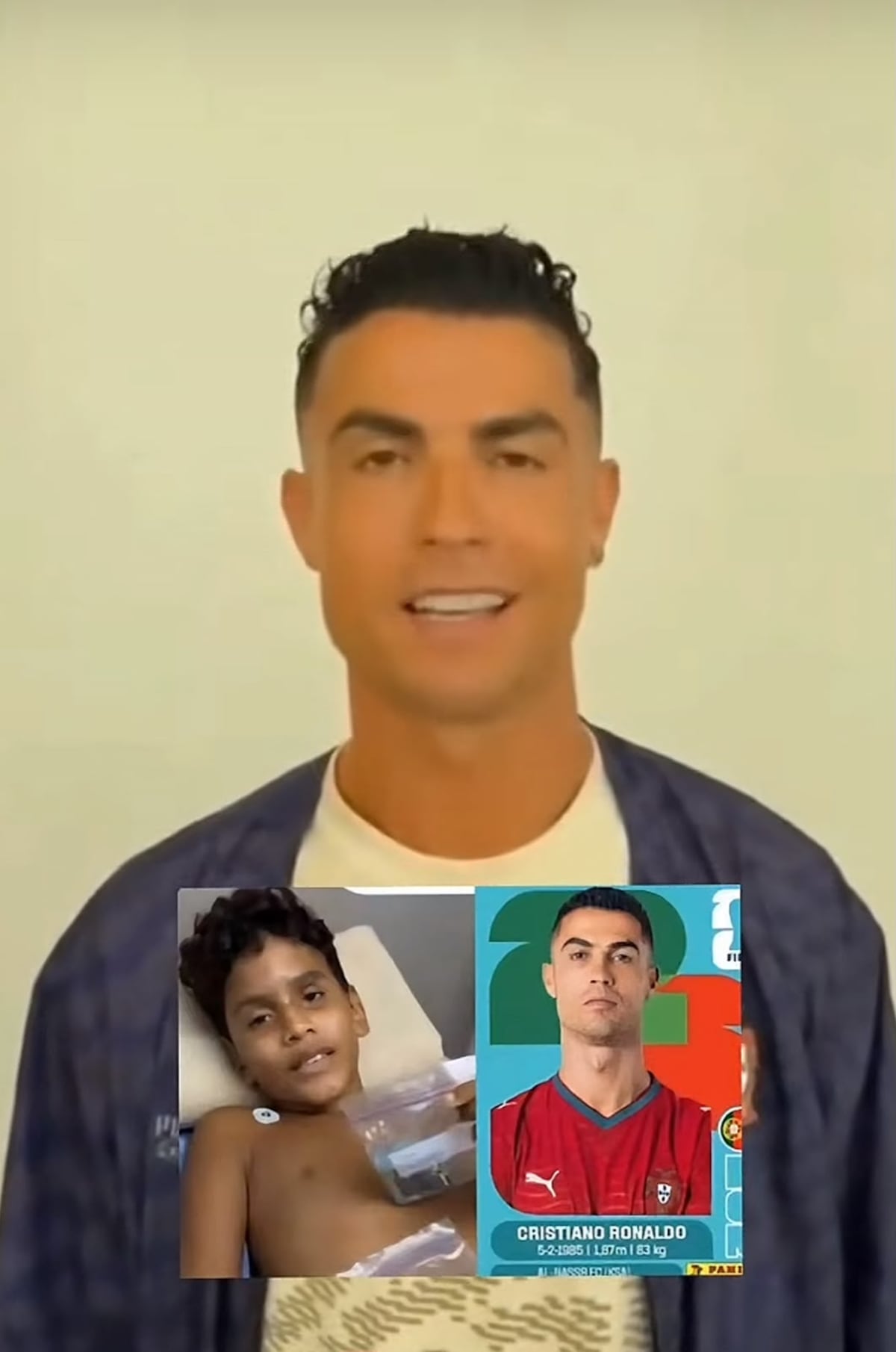 Cristiano Ronaldo conmueve al mundo con mensaje a un niño sobreviviente de los terremotos en Venezuela