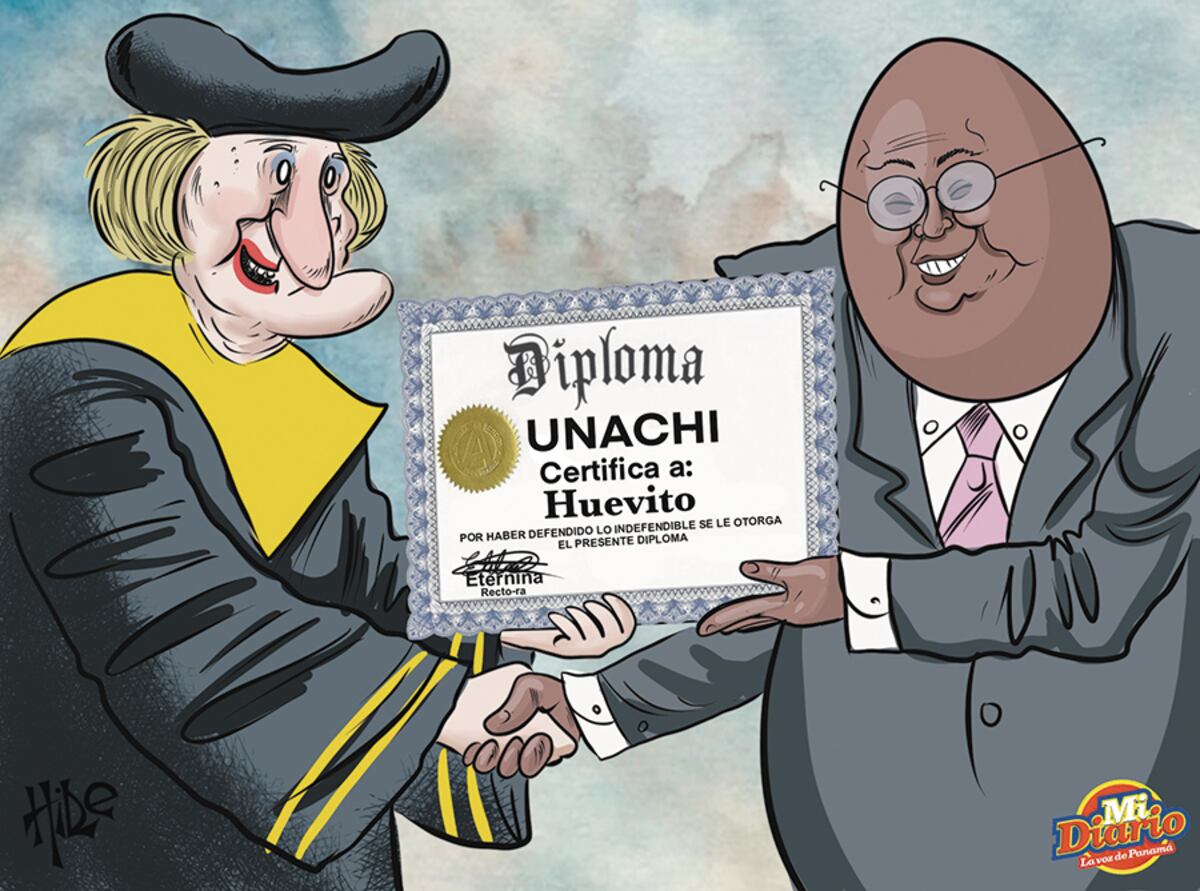 Réplica. Diputado Raúl Pineda de San Miguelito se molesta con caricatura  y mantiene defensa a la Unachi de Chiriquí