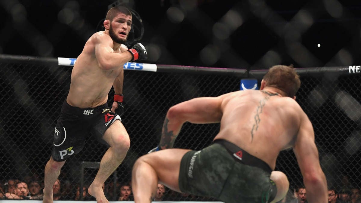 En su regreso a la UFC, Conor McGregor perdió ante el campeón ruso Khabib 