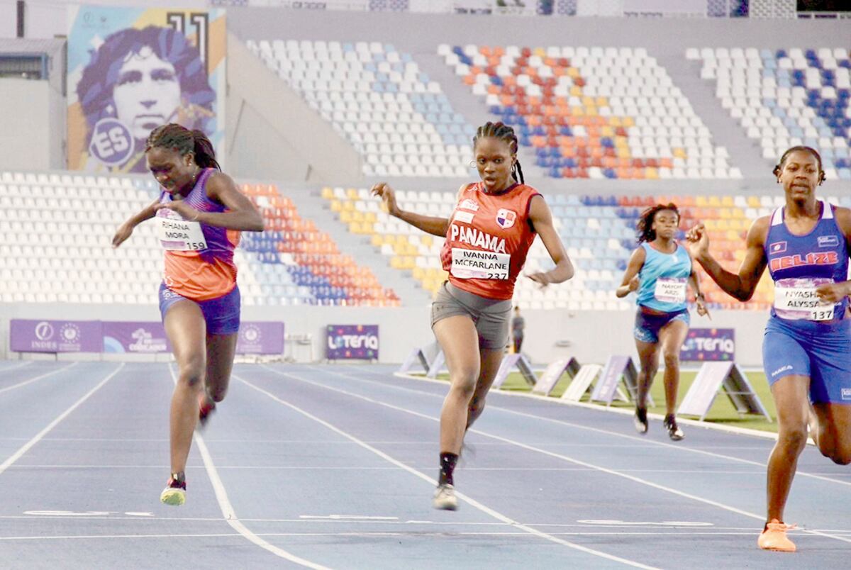 ¡Imparable! Promesa panameña Ivana McFarlane se luce en El Salvador con tres medallas